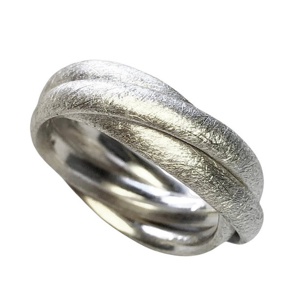 Mehrfachring, 3,5mm breite Ringe